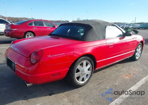 2002 Ford Thunderbird from USA, damaged, VIN 1FAHP60A22Y114456